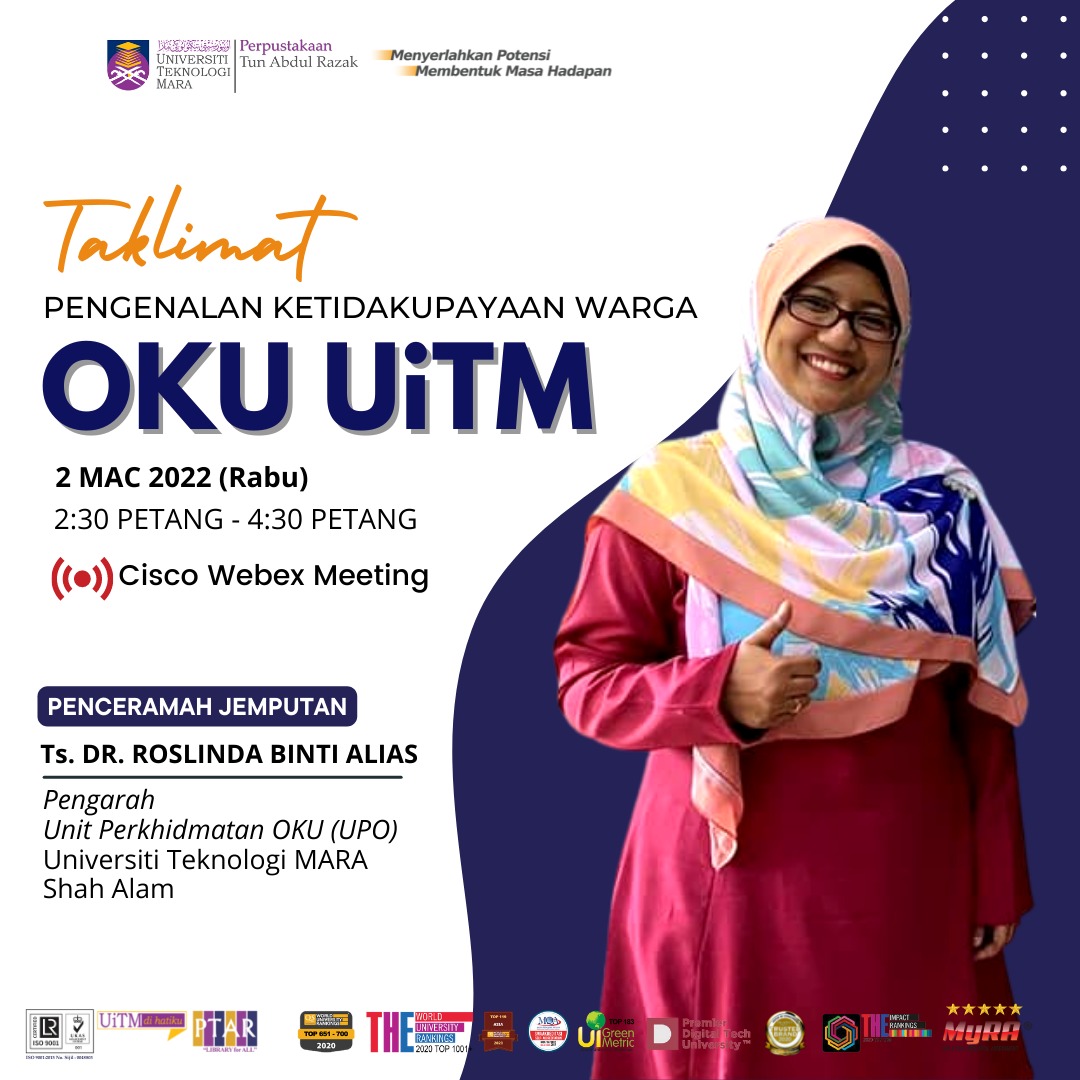 Taklimat Pengenalan Ketidakupayaan Warga OKU UiTM